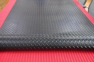 How is the wear resistance of anti slip rubber mats roll
