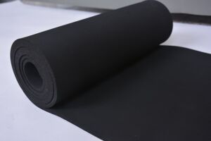 Does the rubber mat have shock‑absorbing function